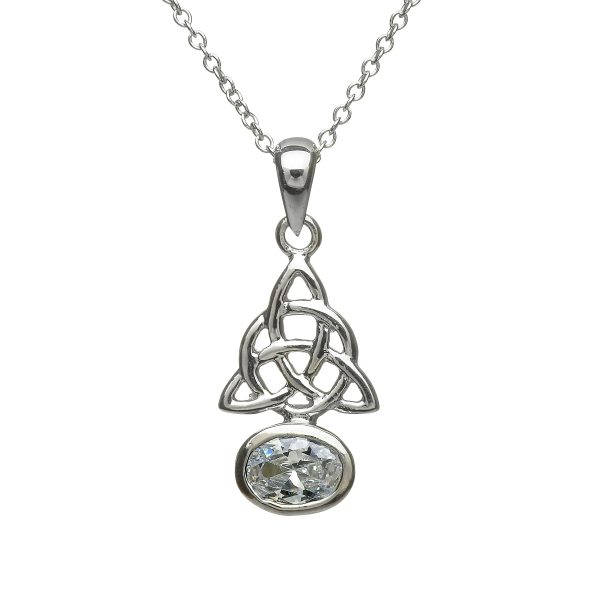 STERLING SILVER CELTIC KNOTS PENDANT