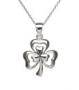 Beautiful Double Shamrock Pendant