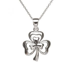 Beautiful Double Shamrock Pendant