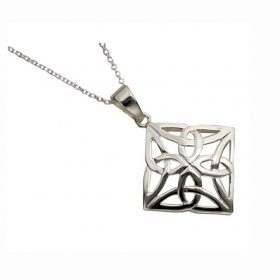 Classic Celtic Design Square Pendant