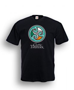 Celtic Spiral Tee Black