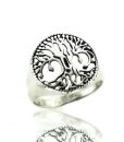 Silver Tree Of Life Design Ring