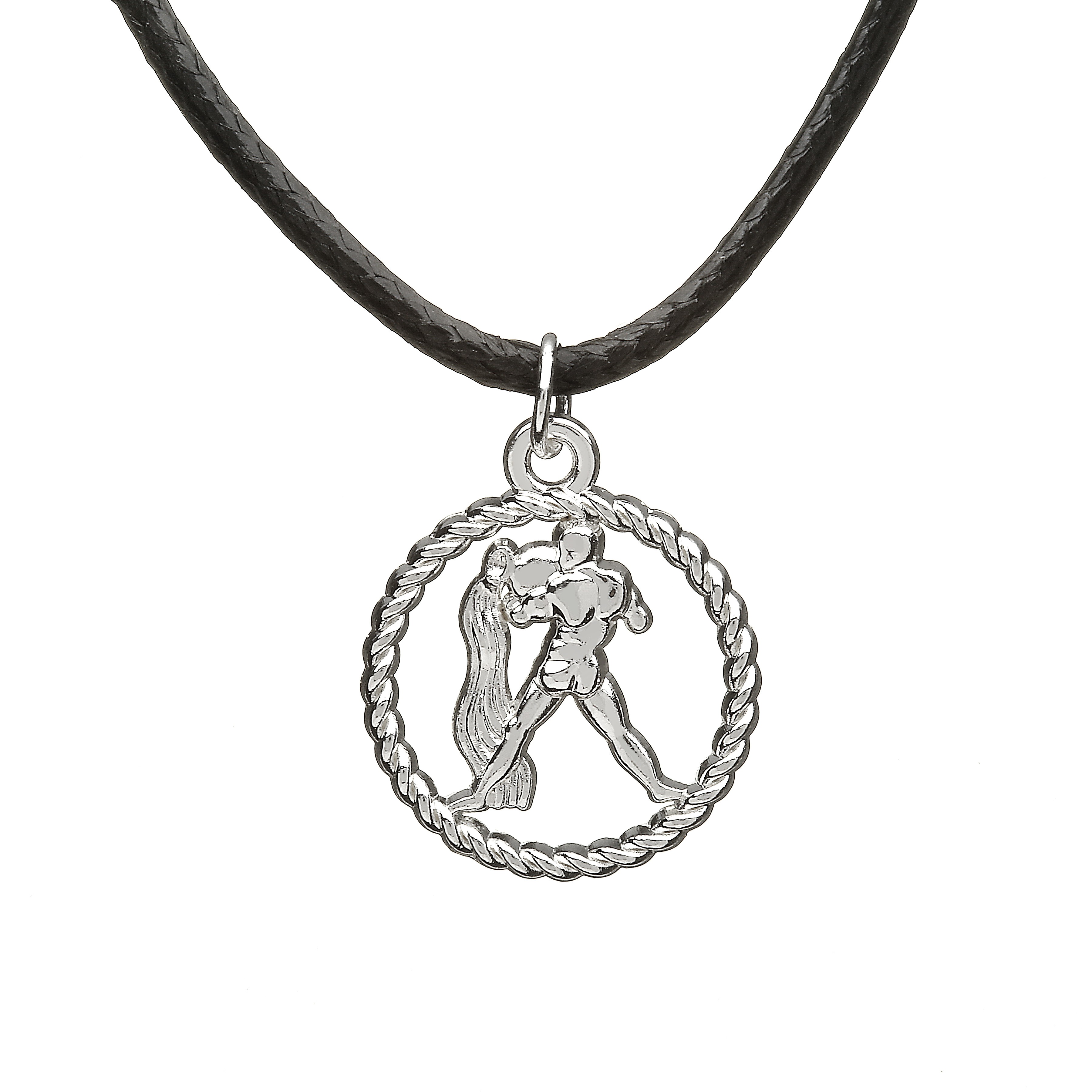 Zodiac Necklace Silver Aquarius | Bamboo Trading Company