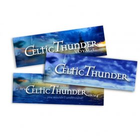 3 Pack Celtic Thunder Bumper Sticker Set * Buy One Set & Get Another Set Free *