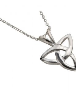 Trinity Knot Pendant In Sterling Silver