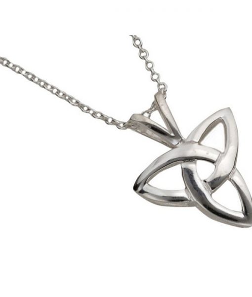 Trinity Knot Pendant In Sterling Silver