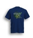 3D Filigree Navy Tee