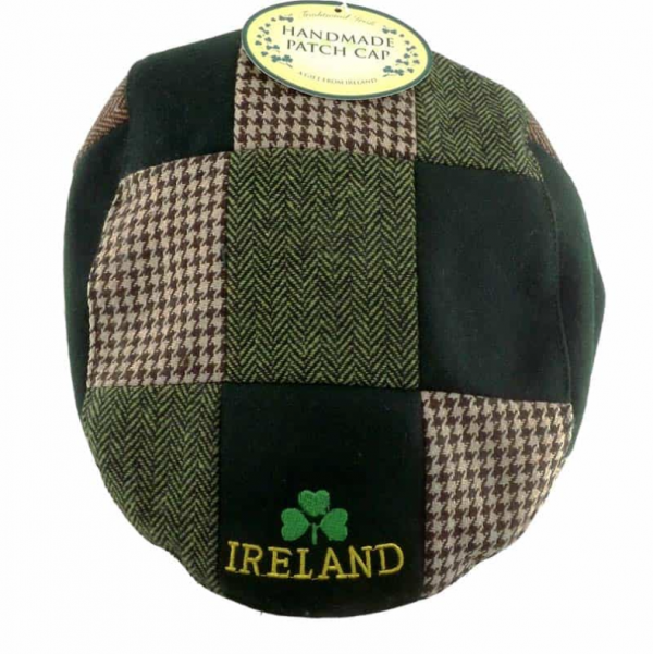 Ireland Patch Cap Green With Traditional Irish Blessing Sewn in Celtic Thunder Store