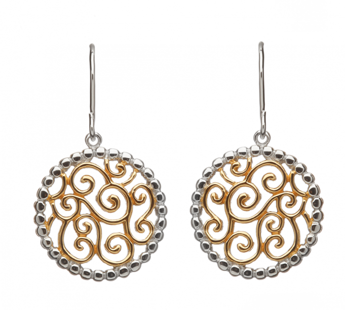 Celtic on sale earrings gold