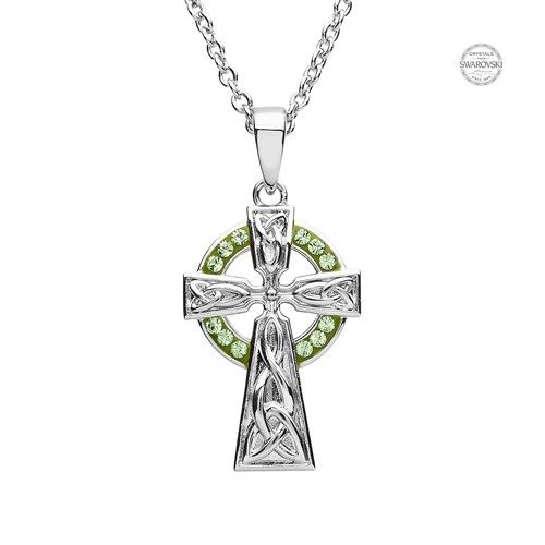 Swarovski Insigne Crystal Cross Pendant Necklace, 15.75-18.5